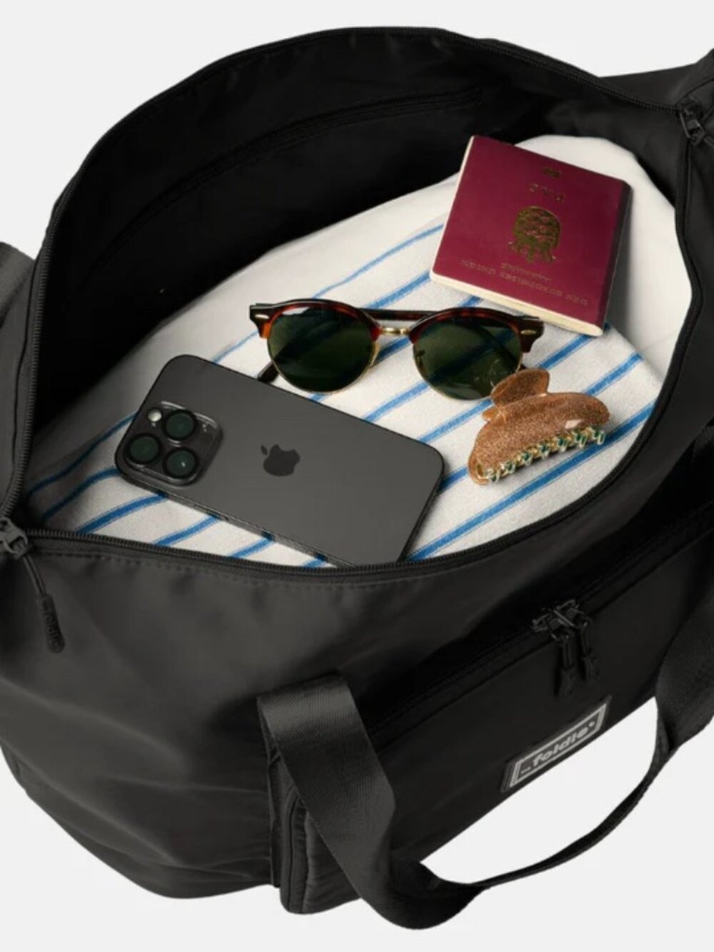 The FOLDIE Travel Bag in Black New in Package with Tags
